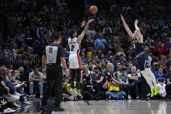 The Miami Heat roar back in Game 2 to tie the Denver Nuggets in